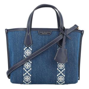 Сумка-шоппер Perry Denim, Сумка через плечо, Кроссбоди, Женская джинсовая сумка Multicolor TORY BURCH