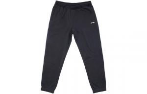 Трикотажные спортивные штаны мужские стандартные черные Lining, черный