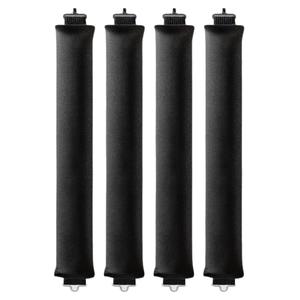 Бигуди для волос heatless hair curlers overnight Soho, schwarz, количество 4 шт.