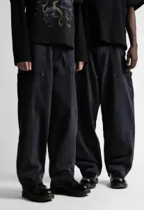 Молоток для толкания, унисекс, широкие штанины Wasted Paris, Faded Black