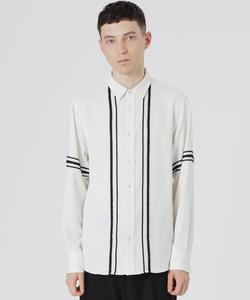 Рубашка с яркой вельветовой отделкой