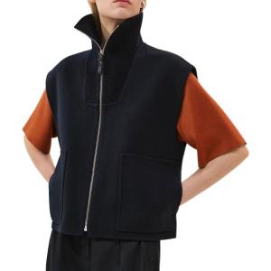 HERMES Женский синий жилет, Blue