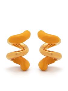 Маленькие серьги Rubberized Sunnei, золотой