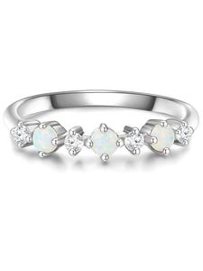 Glanzstücke München Серебряное кольцо с кубическим цирконием в оправе из серебра