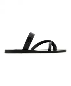 Кожаные босоножки на ремешках Ancient Greek Sandals, черный