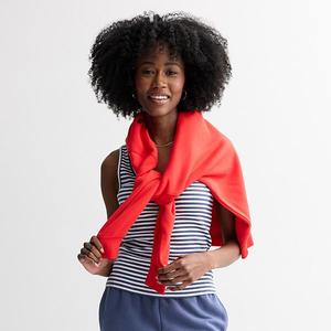 Детский риб-майка с круглым вырезом So, Blue White Stripe