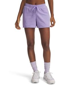 Спортивные шорты Rival Terry Shorts фиолетового цвета Under Armour