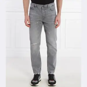 Джинсы 634 зауженного кроя Hugo, серый