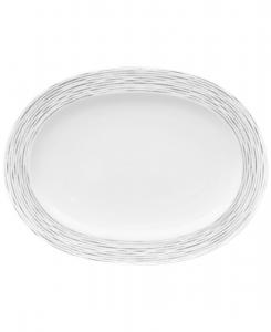 Овальное блюдо «Гамак» Noritake, серый