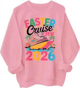 Толстовка Easter Cruise Crew 2026 с длинным рукавом и капюшоном