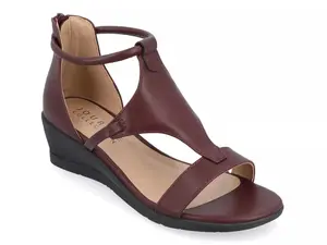 Сандалии Trayle Wedge Journee, Burgundy