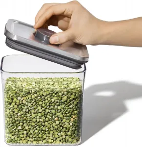 Банка для хранения OXO Good Grips, (1 шт.), POP-контейнер, прямоугольная 1,6 л 16х17х11 см, цвет transparent