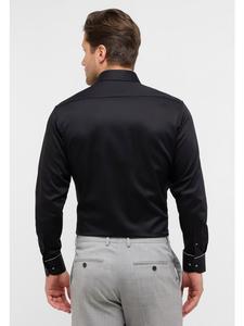 Рубашка MODERN FIT черного цвета Eterna