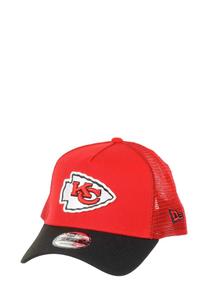 Бейсболка New Era KANSAS CITY CHIEFS NFL TWO TONE VERSTELLBARE FORTY A-FRAME TRUCKER, Schwarz/Black