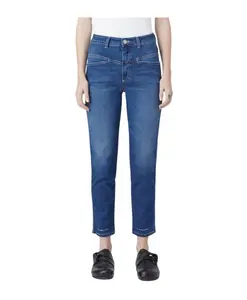 Прямые джинсы из денима Closed, синий