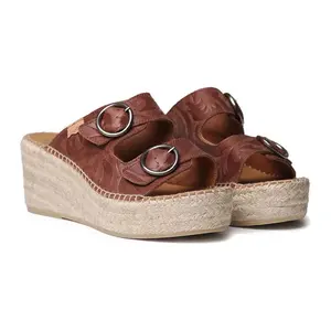 Сандалии Toni Pons Idoia esparto wedge, коричневый