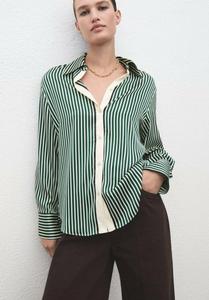 Блуза Mango Button-down blouse, Green