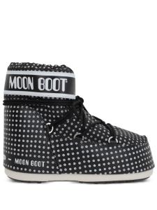 Зимние ботинки Moon Boot с логотипом, черный