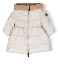Il Gufo пуховик с ушками, нейтральный цвет