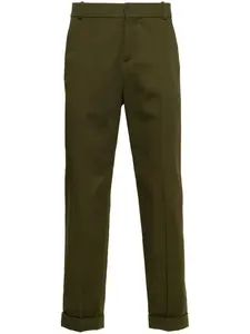 Зауженные брюки BALMAIN, зеленый