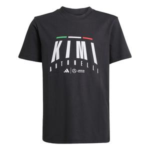 Футболка Performance ADIDAS PERFORMANCE Mercedes - AMG Petronas Formula One Team Kimi Antonelli, черный