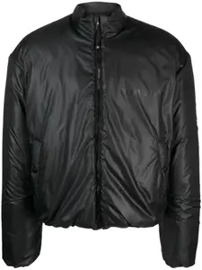 Бомбер с логотипом 44 LABEL GROUP, черный