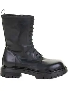 Боевые ботинки на шнуровке Elena Iachi, черный