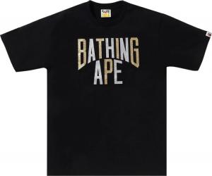 Футболка BAPE Glitter NYC Logo 'Black', черный