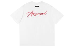 Футболка с цветочным логотипом Unisex Atry, белый (красный)