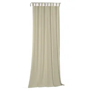 Штора Newbury с петлями, 1 шт., по размеру Wirth, серо-коричневый