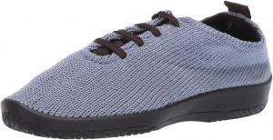 Женские туфли Arcopedico LS 1151 - шнуровка, поддержка и комфорт при ходьбе - посадка как носок - поддержка свода стопы и амортизация - съемные стельки - веганские - моющиеся - подходящие для путешествий, синий