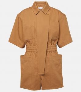Комбинезон из ангорского хлопка Max Mara, Cuoio