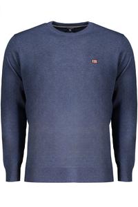 Джемпер мужской Norway 1963 с круглым вырезом и логотипом, синий