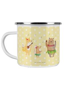 Кружка Лесные животные Алоха (без слов) пастельно-желтого цвета Mr. & Mrs. Panda