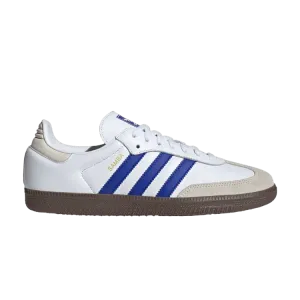 Кроссовки adidas Samba OG 'White Lucid Blue Gum', белый