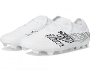 Кроссовки New Balance Kids Furon Team FG V8, цвет White/Metallic Silver/Black