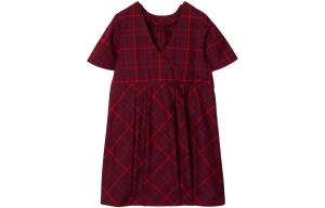 Платье детское Burberry, темно-красный