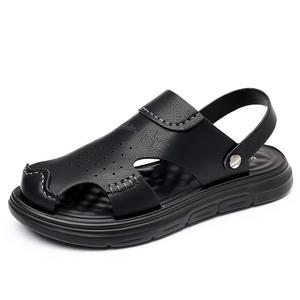 Mulinsen Пляжные сандалии мужские черно-коричневые, цвет Black