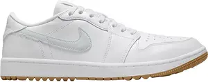 Мужские кроссовки для гольфа Air Jordan 1 Low G, цвет White/Platinum