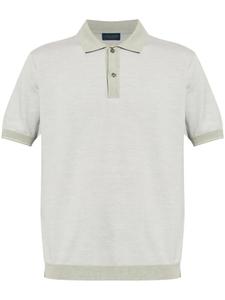 Рубашка-поло Paul & Shark из смесового шелка, серый