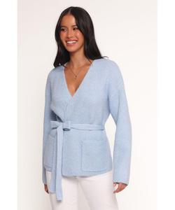Женский кардиган-накидка Mika Wrap Cardigan - синий, размер XL Petal and Pup, Blue