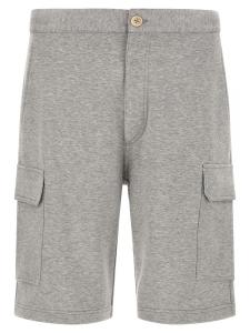 Бермуда-шорты карго Brunello Cucinelli, серый