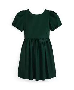 Платье из тафты с рукавами-фонариками для девочек 7-16 лет Polo Ralph Lauren, зеленый