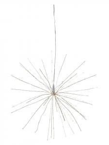 STAR Trading 3D светодиодная подвесная звезда «Фейерверк» серебристого цвета - (В)45 см