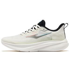 Erke Кроссовки для бега с низким верхом, амортизирующие, дышащие, с отскоком, мужские, микрокристаллические, белые, флуоресцентные, зеленые