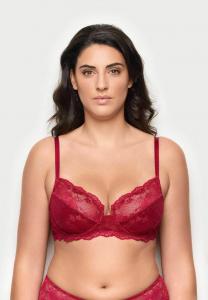 Бюстгальтер Yamamay Underwired bra, Ruby Floral/Dark Red