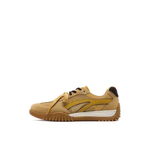 Устойчивые к скольжению, износостойкие, дышащие, влагоотводящие детские повседневные кроссовки для подростков Staccato, желтый