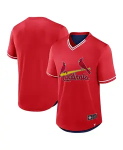 Мужская модная футболка с V-образным вырезом St. Louis Cardinals Fantastic Finish красного цвета Fanatics