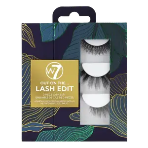 Накладные ресницы W7 Lash Edit, 3 пары/1 упаковка