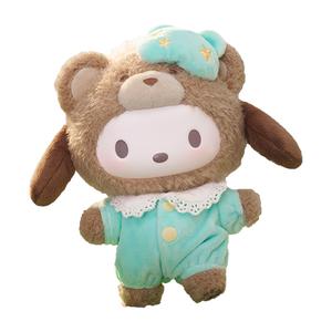 Санрио плюшевый виниловый подвеска коллекция Latte Baby слепая коробка товары одиночная мистическая коробка/полная коробка 6 шт TOP TOY